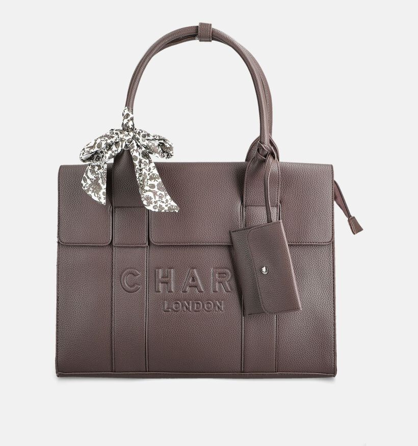 Charm London Donkerbruine Shopper voor dames (380936)