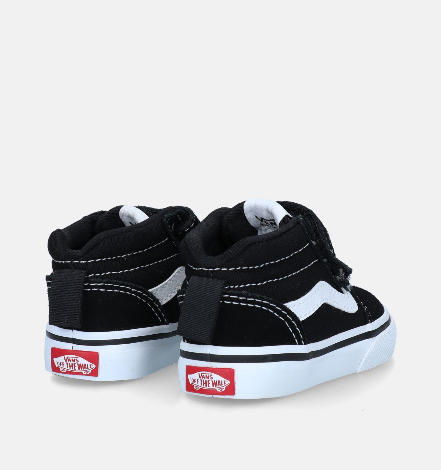 Vans Ward Mid V TD Zwarte Babysneakers Jongens Meisjes