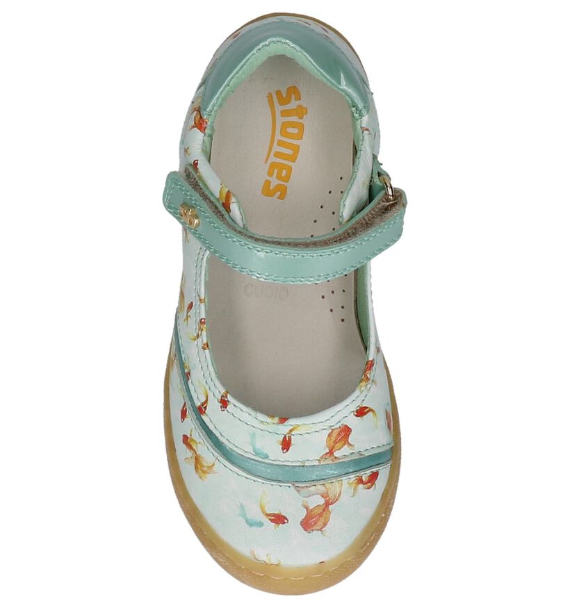 STONES and BONES Ballerines en Turquoise en cuir (211545)