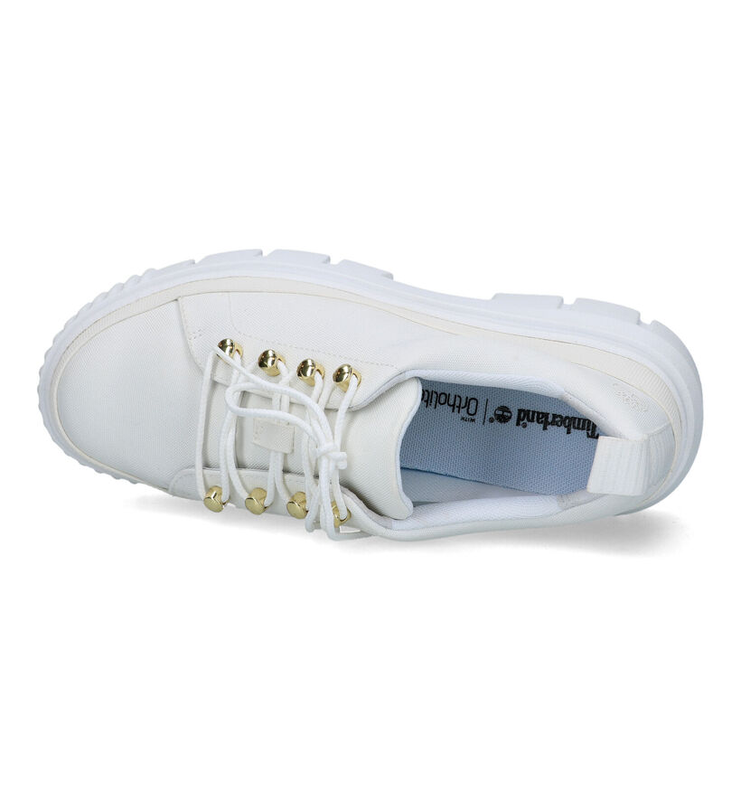 Timberland Greyfield Chaussures à lacets en Blanc pour femmes (320592) - pour semelles orthopédiques