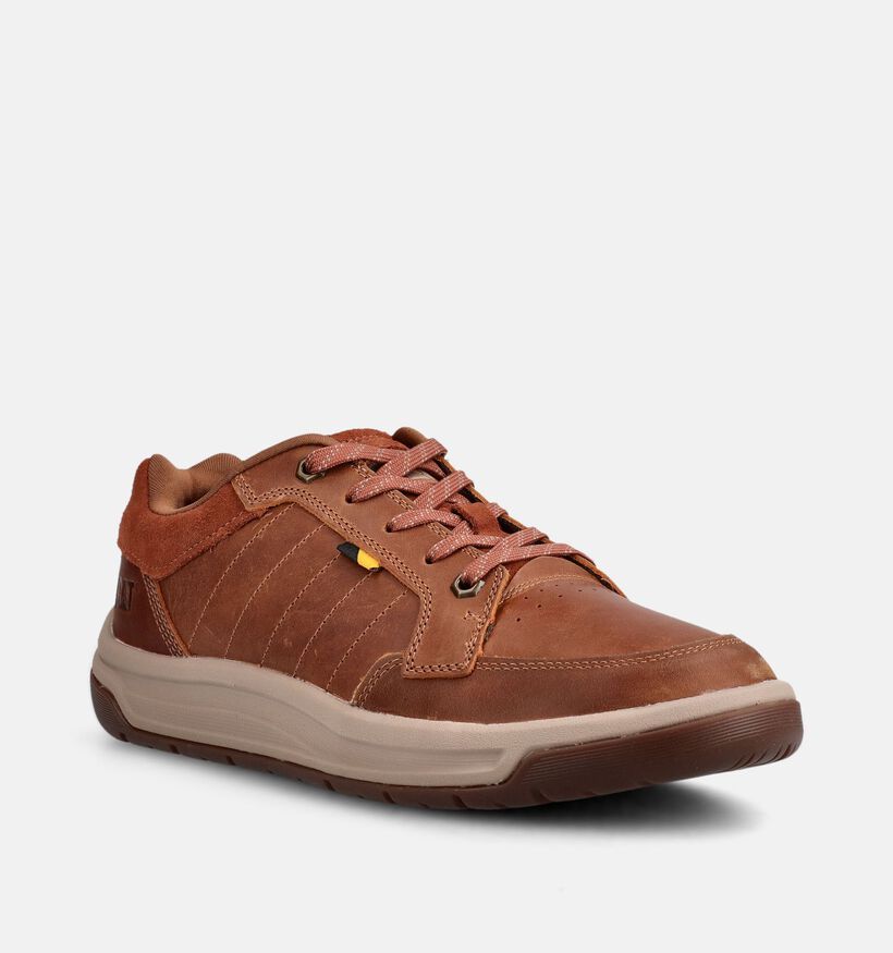Caterpillar Apa Cush Baskets basses en Cognac pour hommes (370030) - pour semelles orthop&eacute;diques
