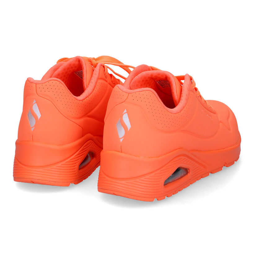 Skechers Uno Night Shades Oranje Sneakers voor dames (335208)
