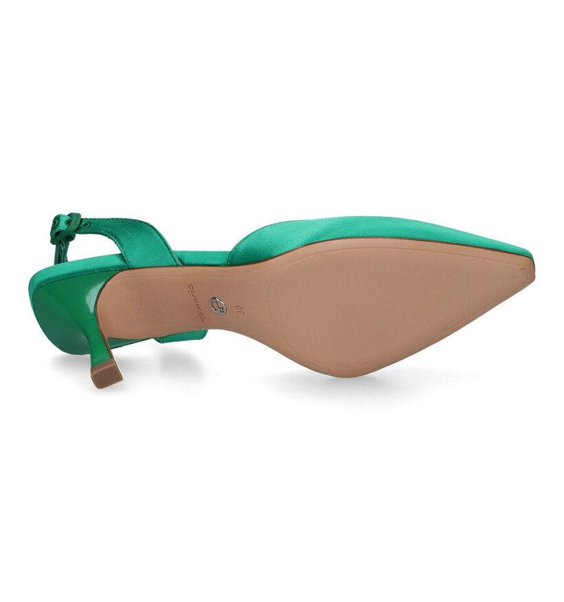 Tamaris Escarpins slingback en Vert pour femmes (309768)