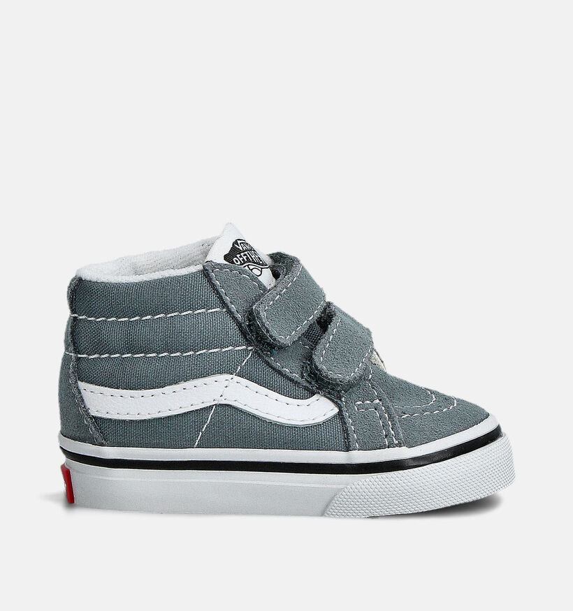 Vans SK8 Mid Reissue Baskets en Bleu/Vert pour garçons, filles (361024)