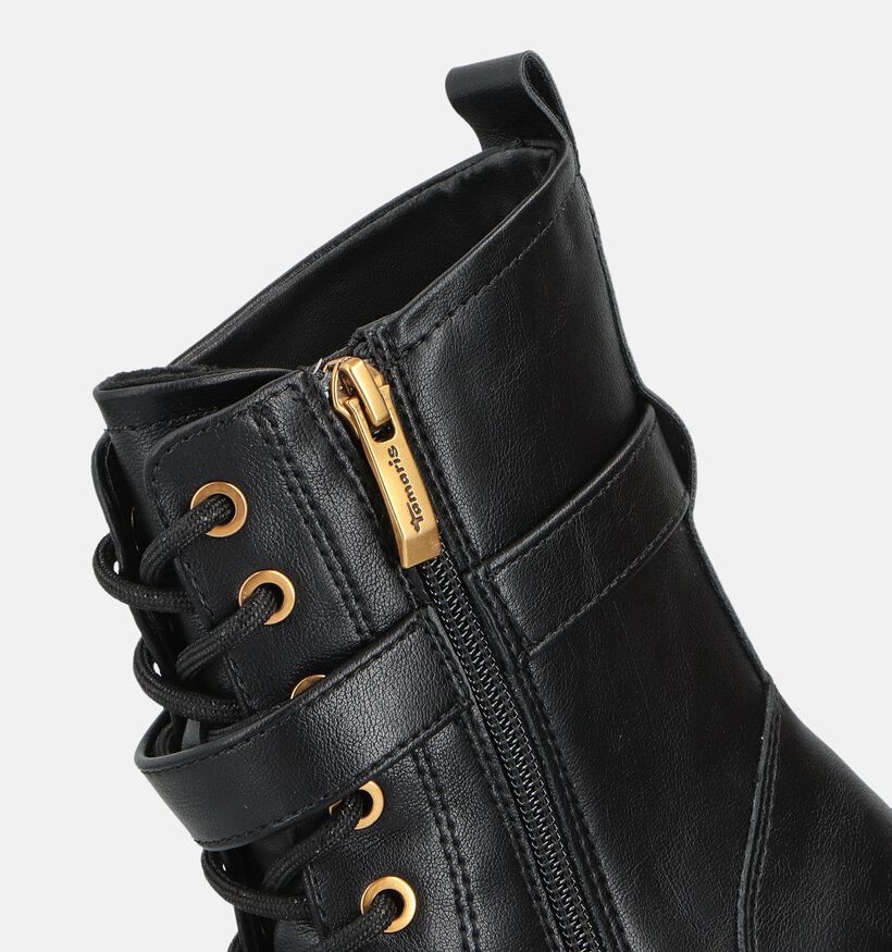 Tamaris Zwarte Veterboots voor dames (362748)