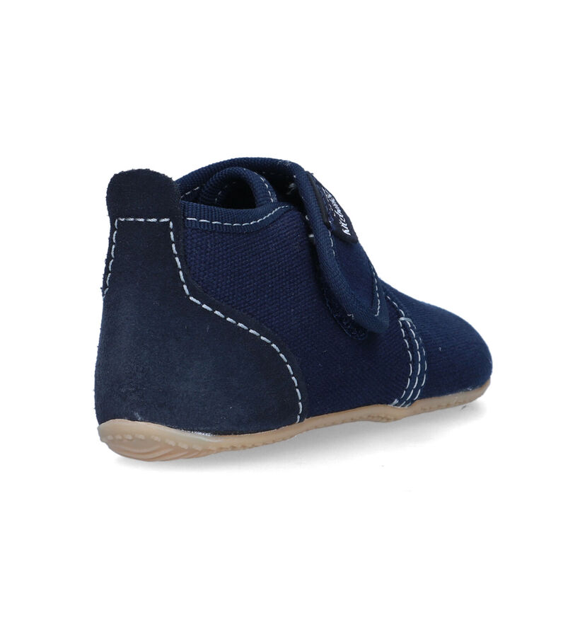 Living Kitzbühel Pantoufles pour bébé en Bleu foncé pour filles, garçons (326056)