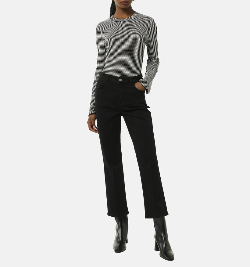 comma casual identity T-shirt manches longues en Noir pour femmes (348444)