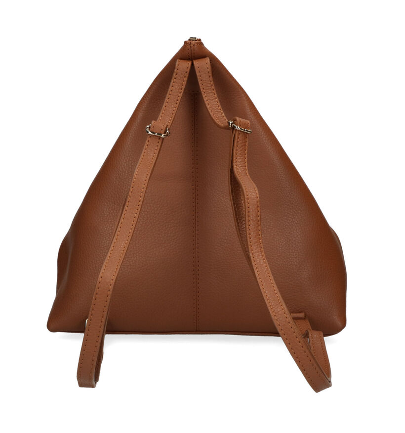 Crinkles Cognac Rugzakje voor dames (309302)