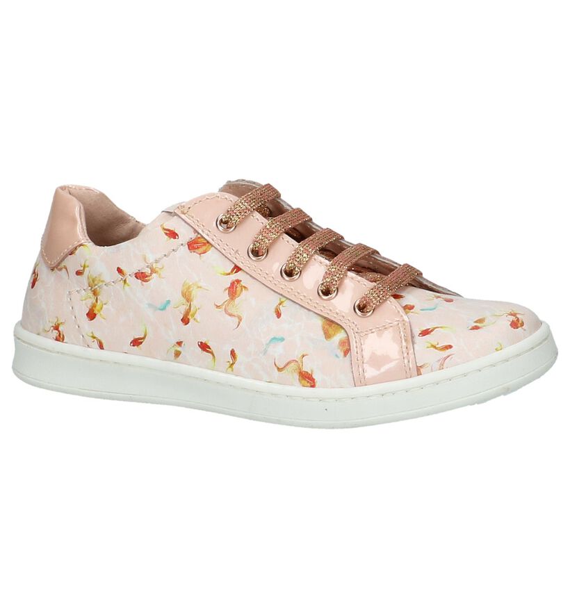 STONES and BONES Chaussures basses en Rose clair en cuir (211527)