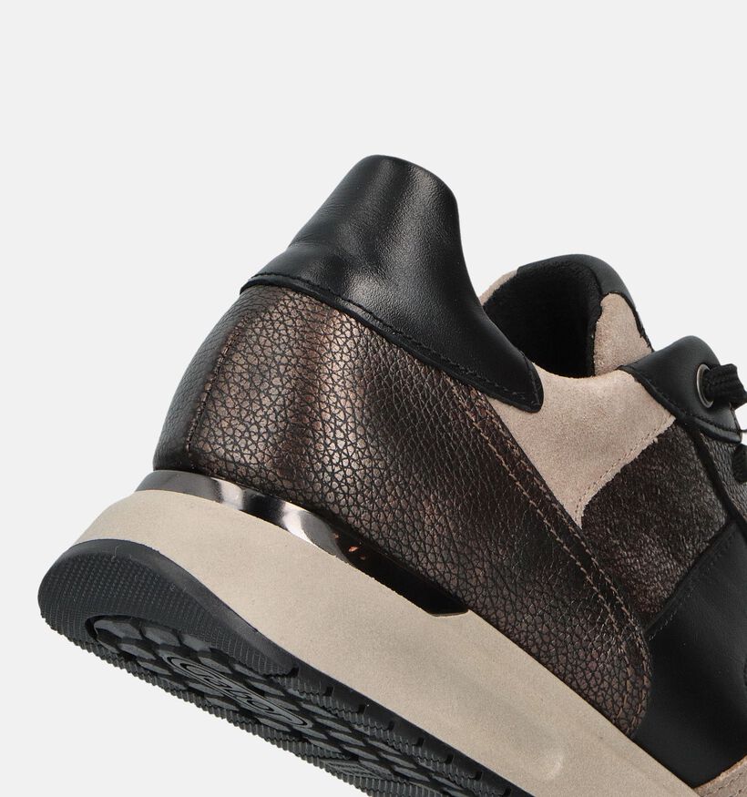 Gabor Chaussures à lacets en Taupe pour femmes (360307) - pour semelles orthopédiques