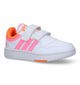 adidas Hoops 3.0 Baskets en Blanc pour filles (318958) - pour semelles orthopédiques