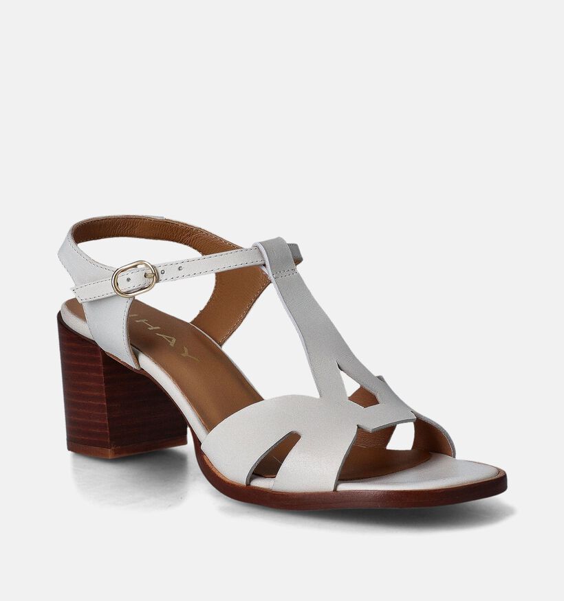 JHay Ecru Sandalen met hak voor dames (357672)