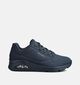 Skechers Uno Stand On Air Donkerblauwe Sneakers voor dames (377110)
