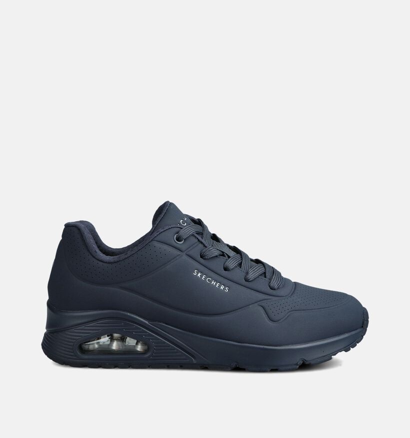 Skechers Uno Stand On Air Donkerblauwe Sneakers voor dames (377110)