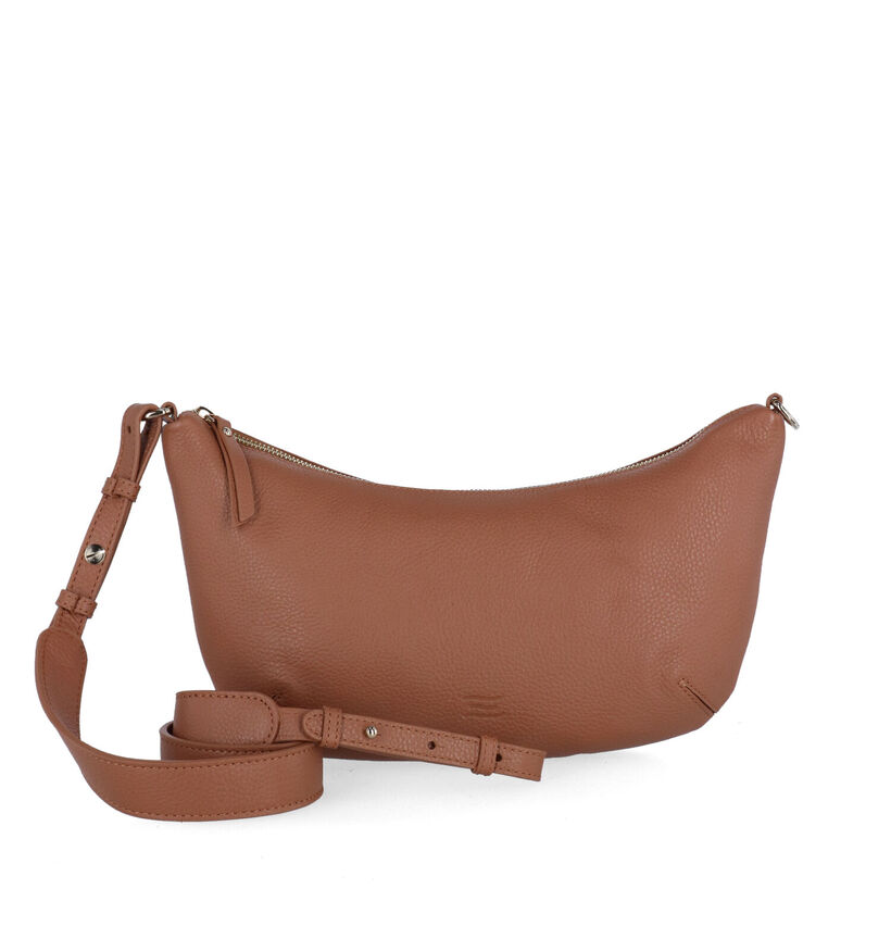 Crinkles Sac porté croisé en Cognac pour femmes (324983)