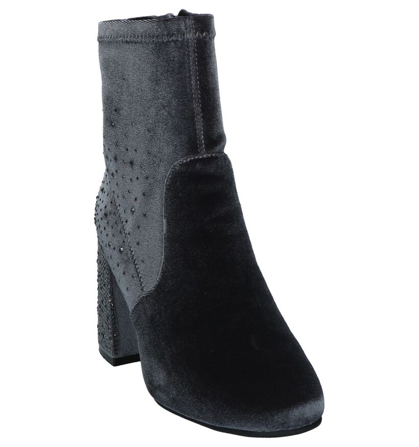 Alma en Pena Bottes basses en Gris en textile (229935)