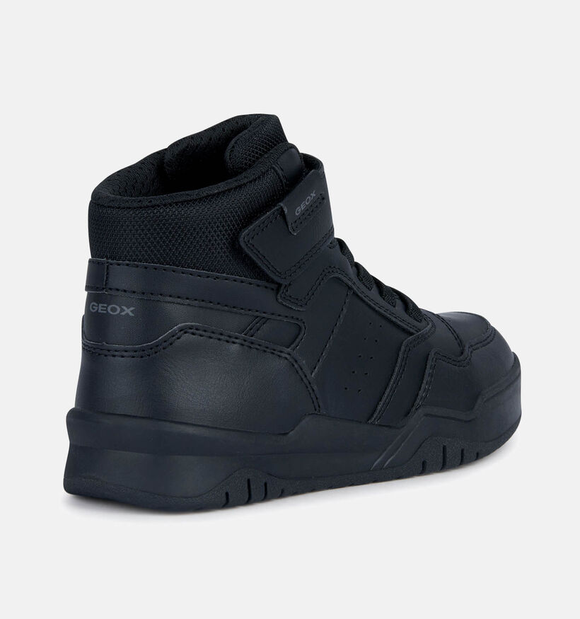 Geox Perth Zwarte Hoge schoenen voor jongens (345921) - geschikt voor steunzolen
