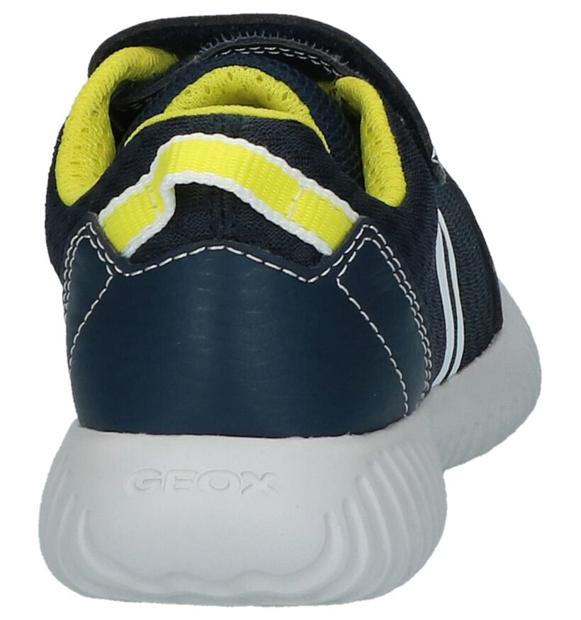 Geox Lage Geklede Sneakers Blauw in stof (210534)