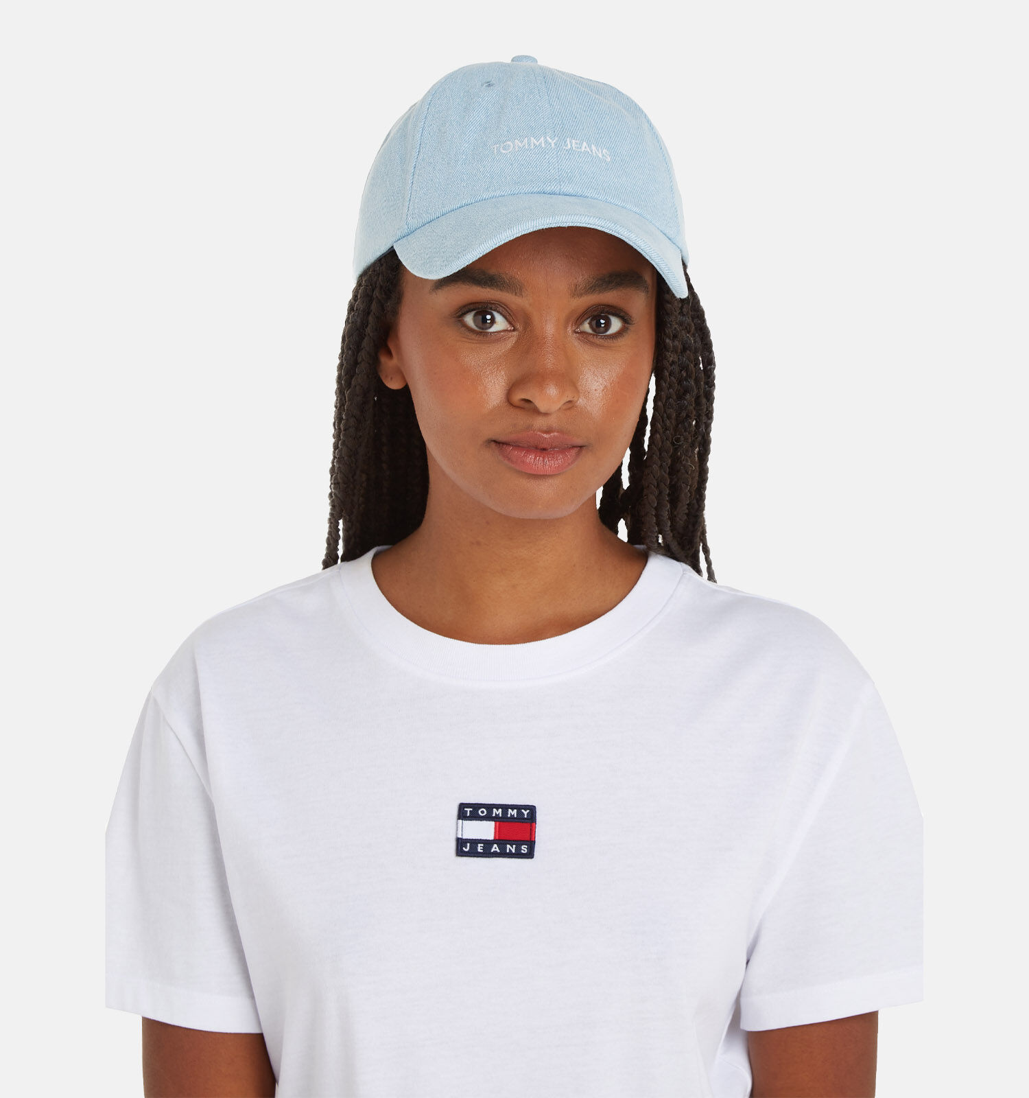 Tommy Hilfiger Linear Blauwe Pet Dames Petten Online op TORFS.BE