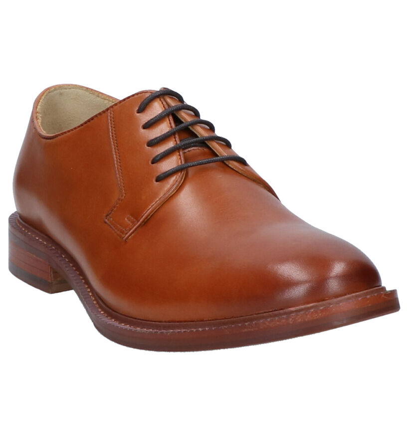 Steptronic Banbury Cognac Geklede Veterschoenen in leer (259268)