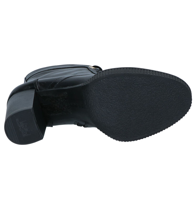 Tamaris Bottillons à talons en Noir en cuir (257152)