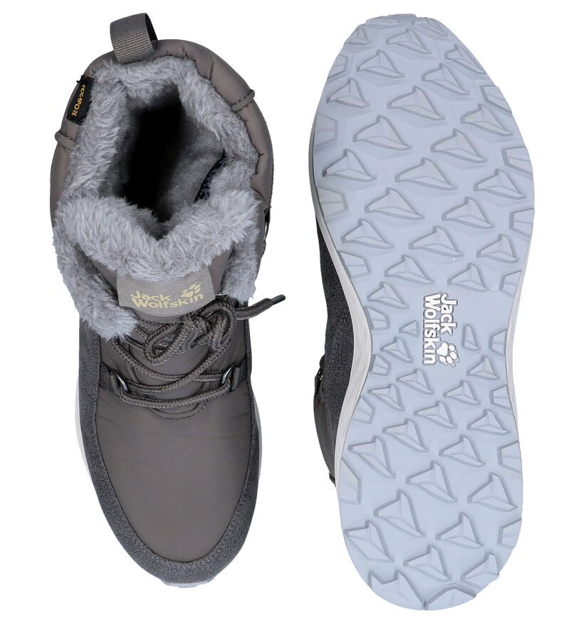 Jack Wolfskin Nevada Texapore Grijze Snowboots in kunstleer (282909)