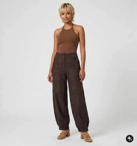 Vero Moda Broeken Bruin