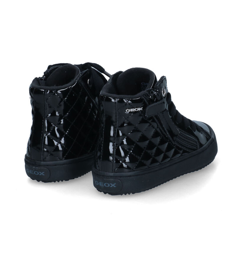 Geox Kalispera Zwarte Sneakers voor meisjes (312545) - geschikt voor steunzolen