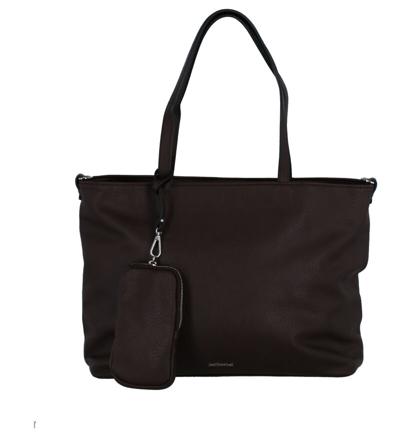Emily & Noah Bruine Bag in bag Shopper in kunstleer (282180)