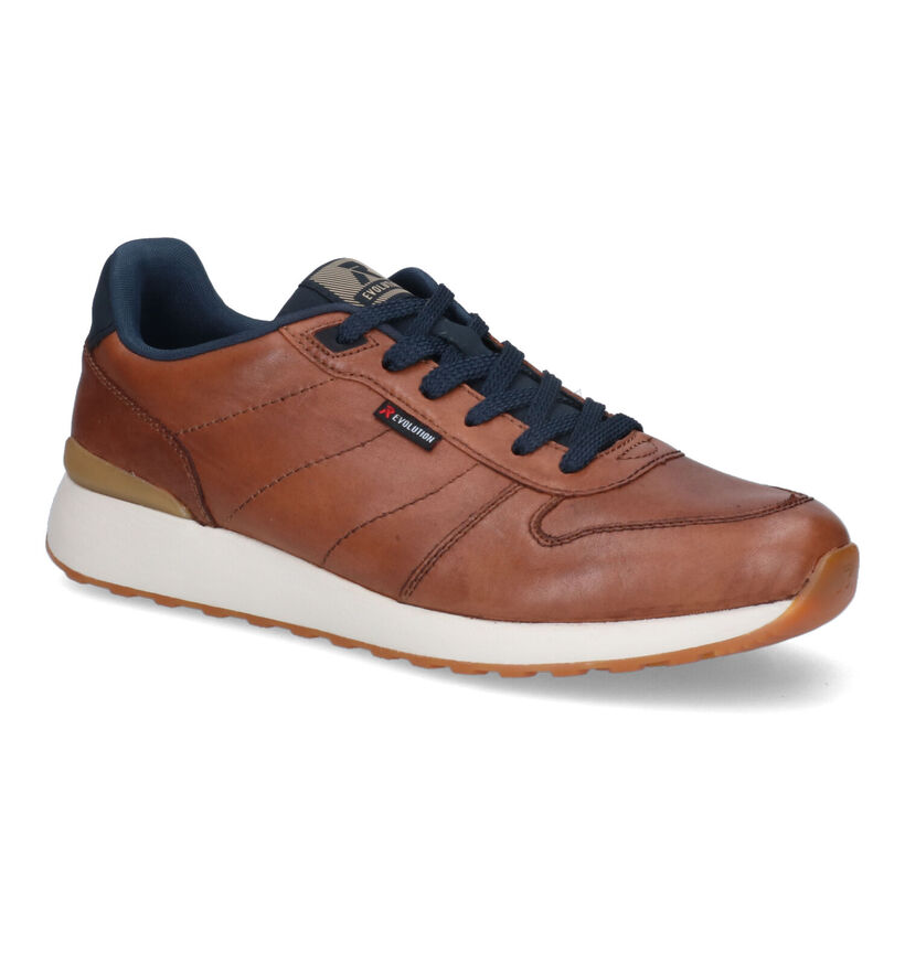 Rieker Cognac Veterschoenen in leer (317027)