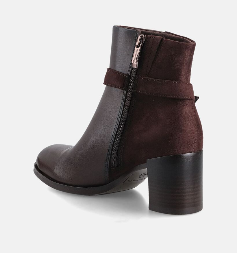 Tamaris Bottines à talons en Brun foncé pour femmes (362775)