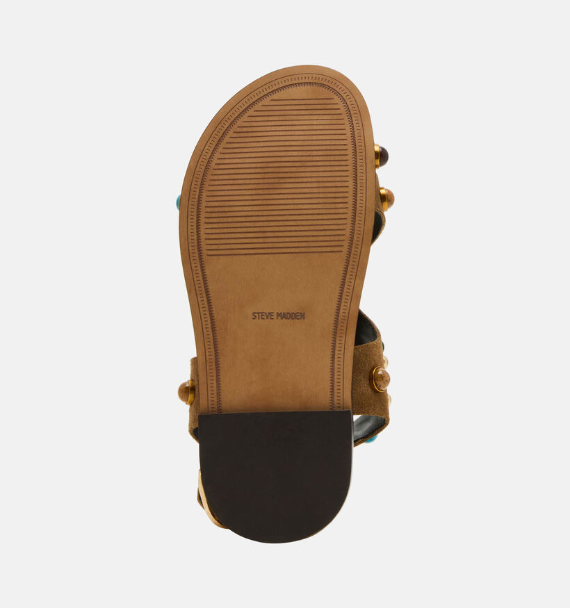 Steve Madden Linear Sandales plates en Violet pour femmes (372103)