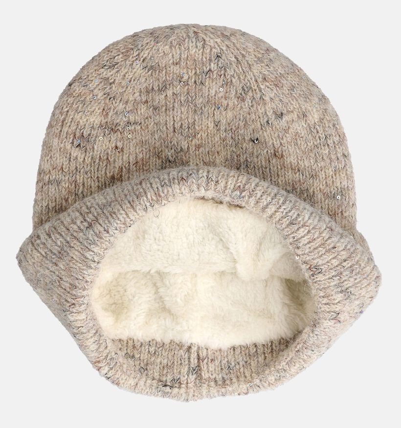 Via Limone Lichtbruine Muts Via Limone Beige Muts voor dames (367420)