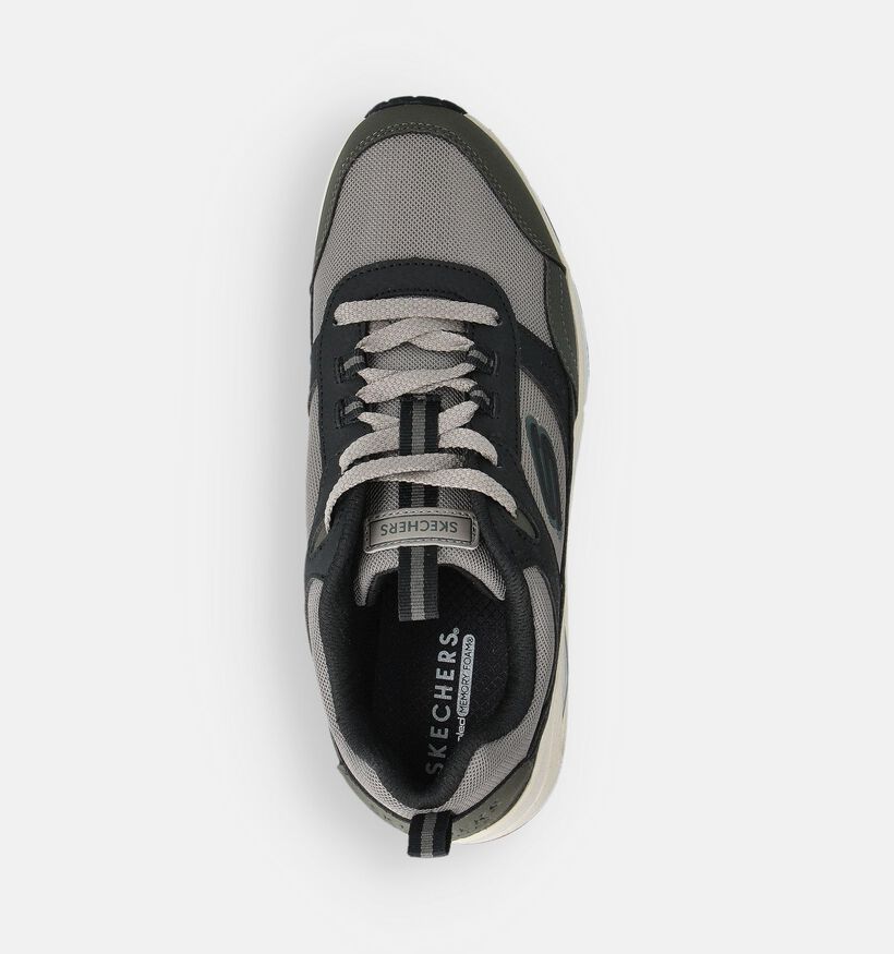Skechers Uno Retro Groove Baskets en Taupe pour garçons (360969)