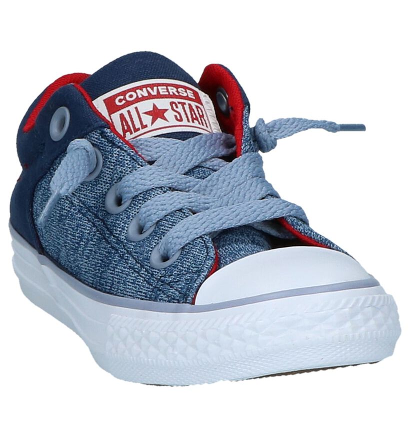 Converse Chuck Taylor All Star High Steet Blauwe Sneakers, , pdp