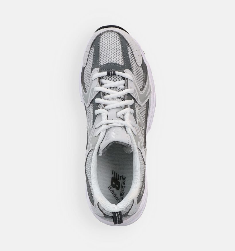 New Balance 530 Baskets basses en Gris pour filles, gar&ccedil;ons (375252) - pour semelles orthop&eacute;diques