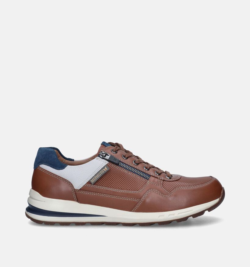 Mephisto Bradley Randy Chaussures à lacets en Cognac pour hommes (354624) - pour semelles orthopédiques