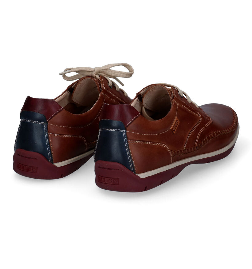 Pikolinos Cognac Veterschoenen in leer (308030)