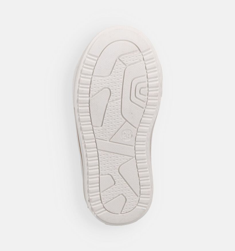 Milo & Mila Sequins Baskets montantes en Bleu pour filles (370877) - pour semelles orthop&eacute;diques