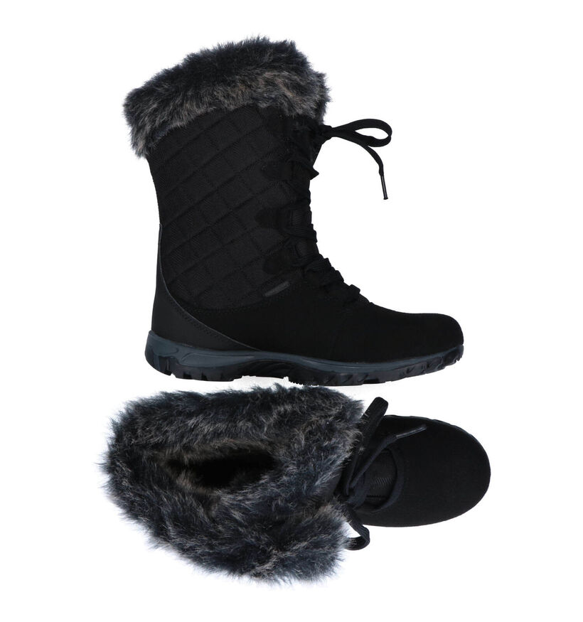 Regatta Lady Newley Thermo Zwarte Snowboots voor dames (300226) - geschikt voor steunzolen