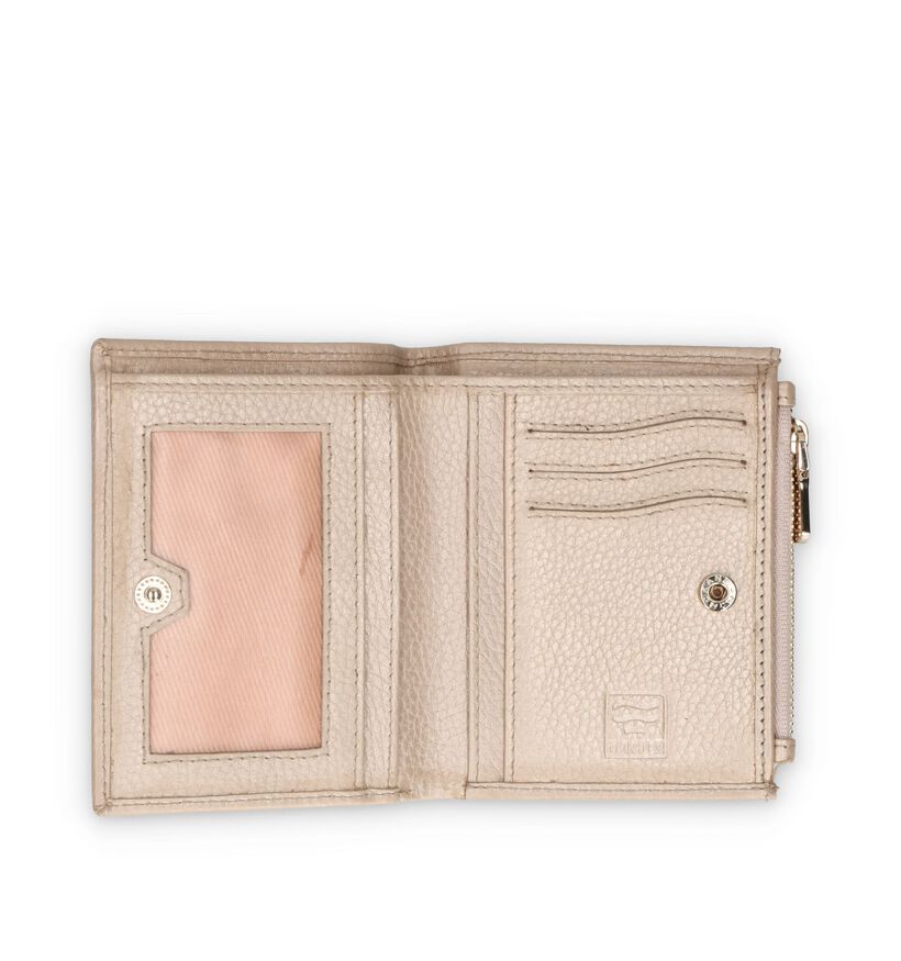 Crinkles Zwarte Ritsportemonnee voor dames (340522)
