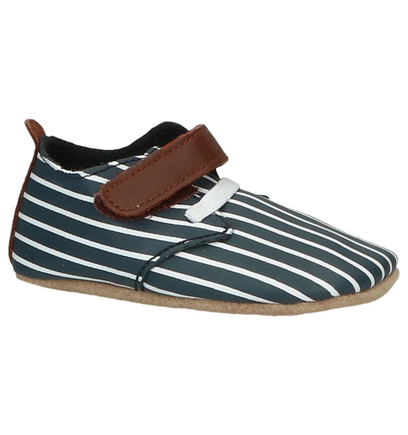 Bobux Chaussons bébé en Bleu foncé en cuir (251644)