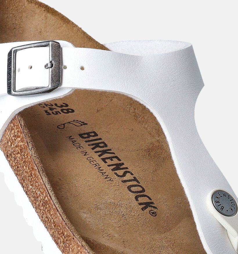 Birkenstock Gizeh Nu-pieds en Blanc pour femmes (350907)
