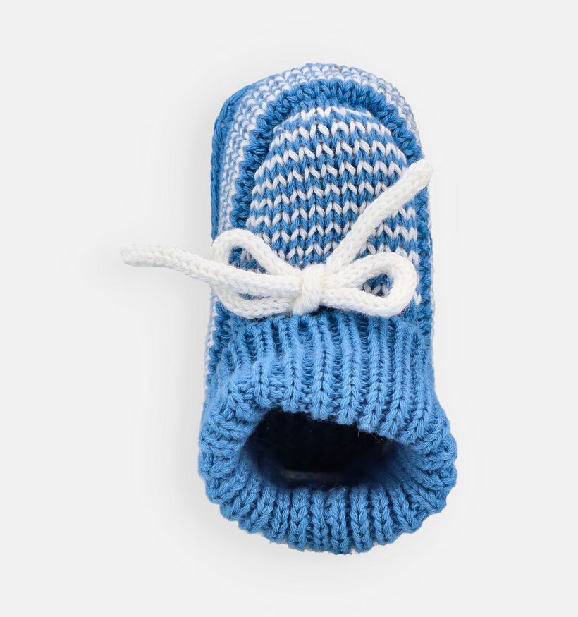 Little David Chaussons pour b&eacute;b&eacute; en Bleu pour filles, gar&ccedil;ons (374186)