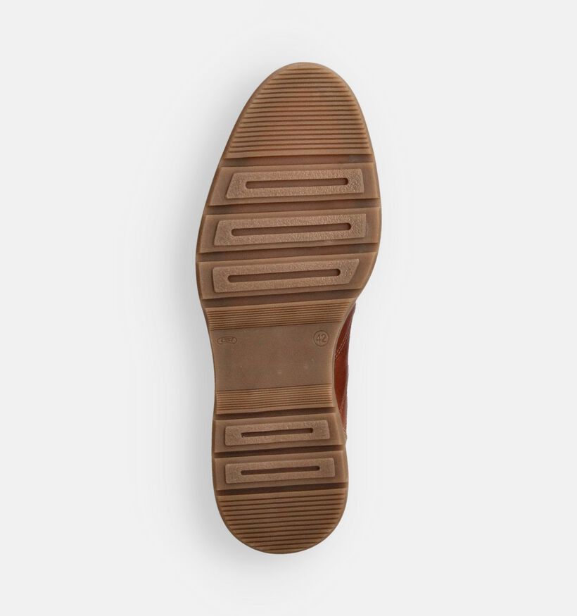 Bufflox Florence Cognac Veterschoenen voor heren (362669) - geschikt voor steunzolen