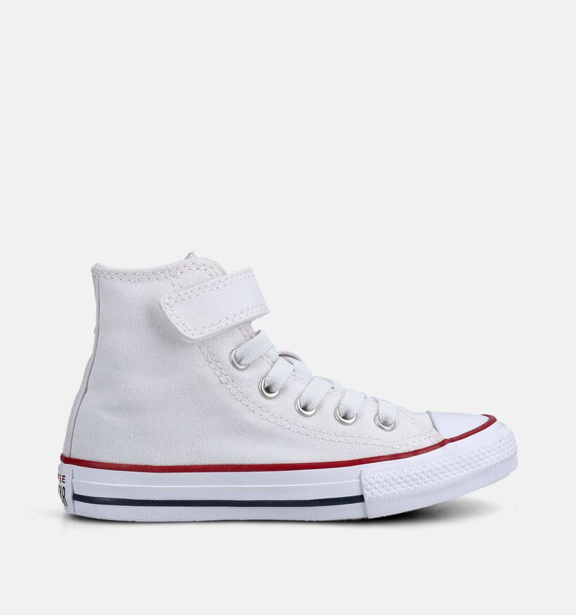 Converse Chuck Taylor 1V Easy-On Hi Ps Baskets montantes en Blanc pour filles, gar&ccedil;ons (368930) - pour semelles orthop&eacute;diques
