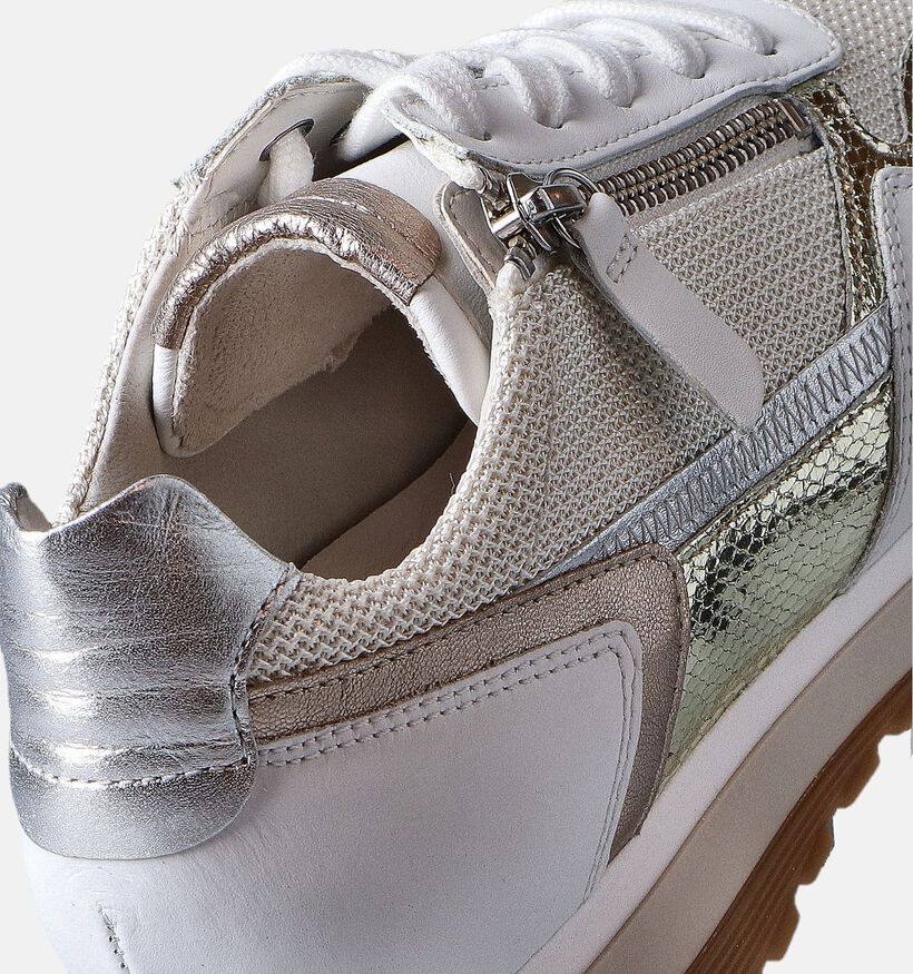 Gabor Witte Sneakers voor dames (352084) - geschikt voor steunzolen