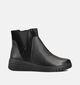 Solemade Isla Zwarte Enkellaarzen Comfort voor dames (364133) - geschikt voor steunzolen