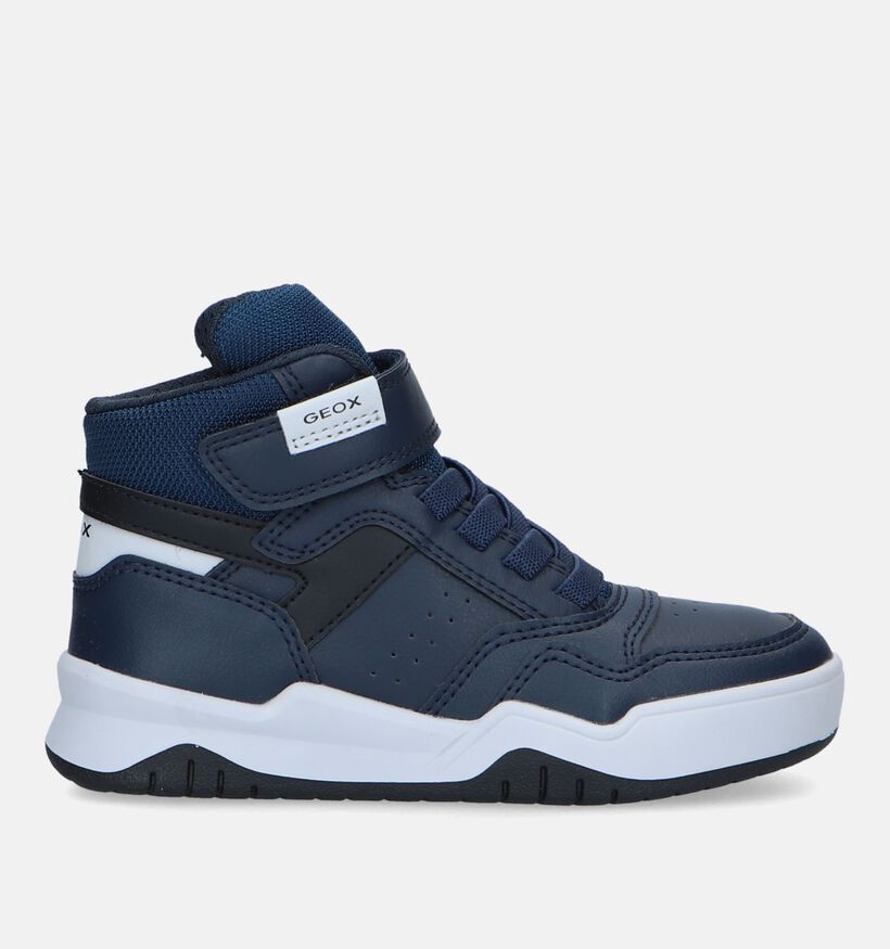 Geox Perth Blauwe Hoge Sneakers voor jongens (330086) - geschikt voor steunzolen