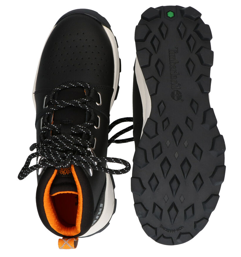 Timberland Brooklyn Mid Zwarte Bottines in leer (293800)